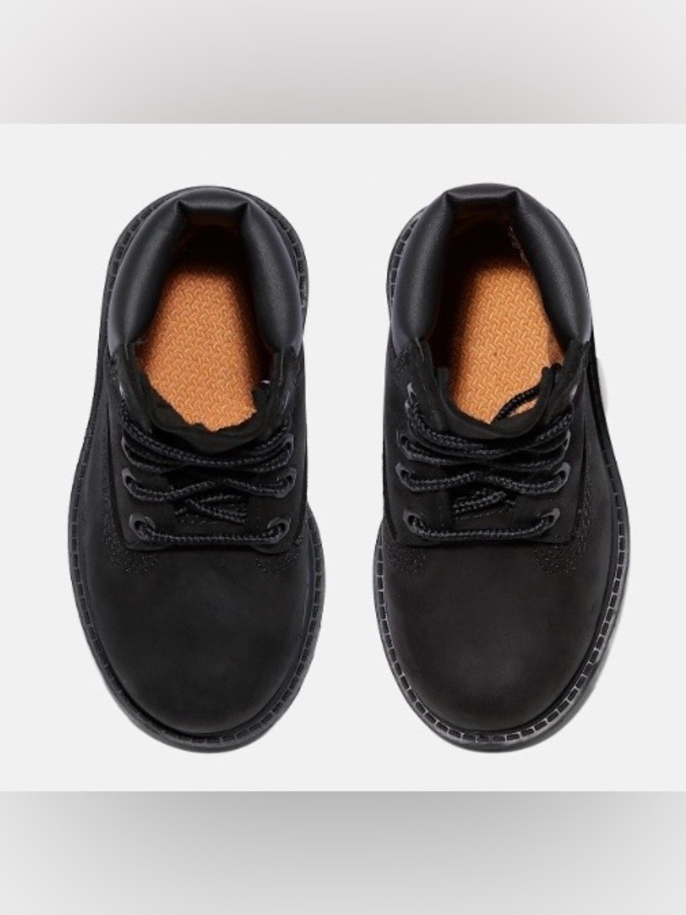 Black Lace-Up Lug Sole Boots - Picture 3 of 16